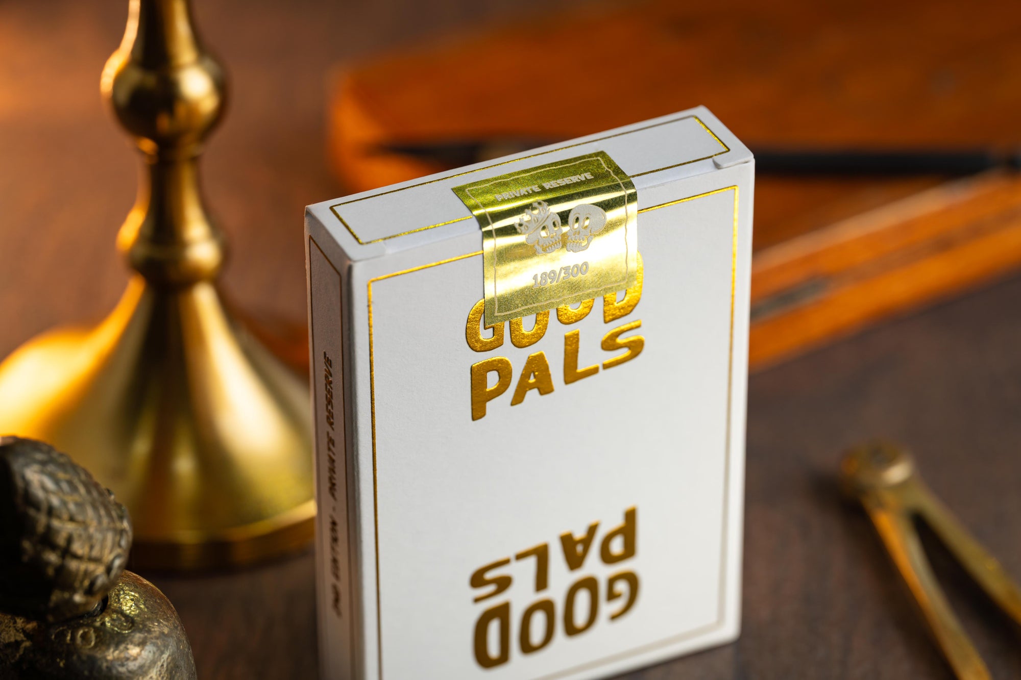 Good Pals Logo Playing Cards - Gold Foiled Private Reserve