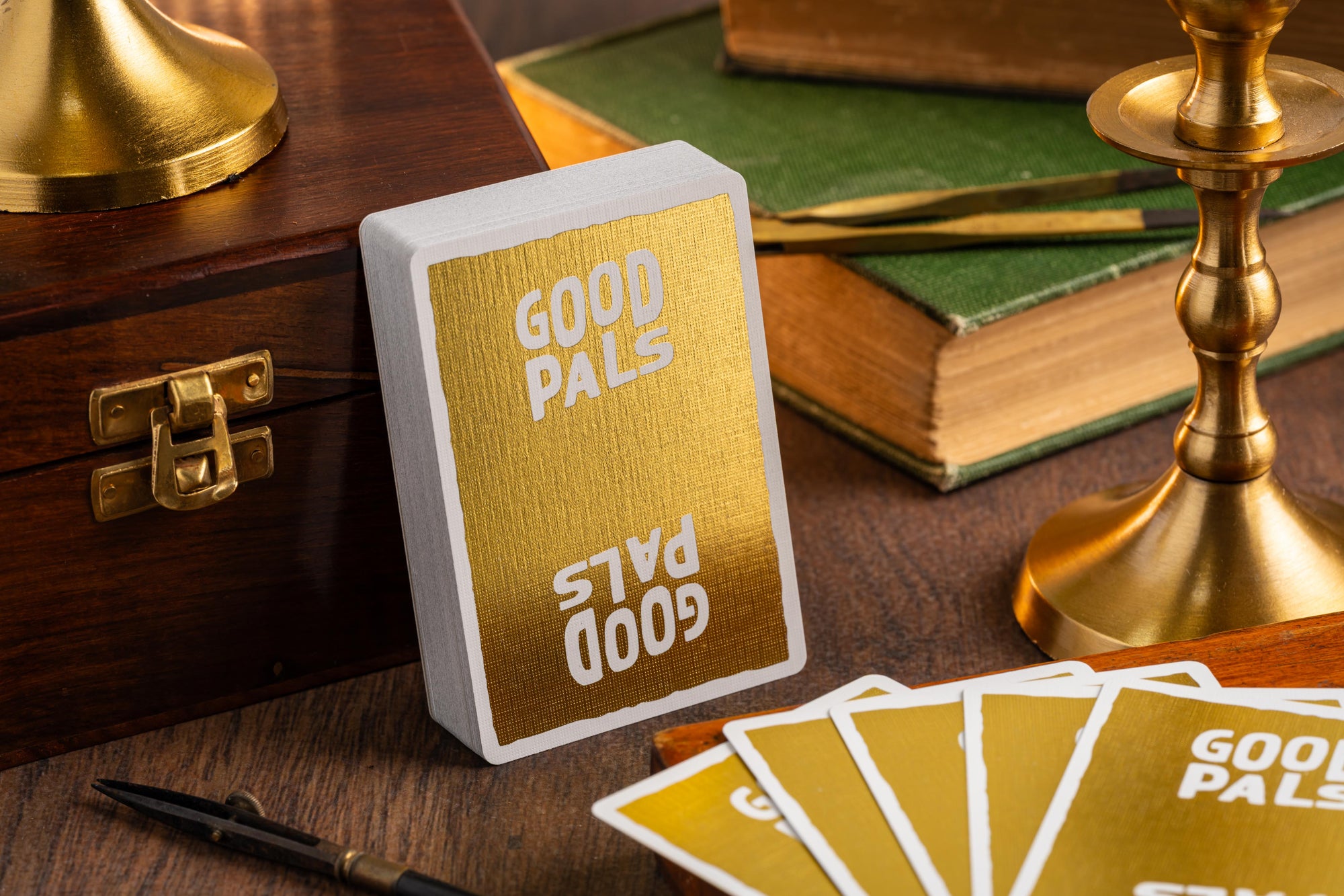 Good Pals Logo Playing Cards - Gold Foiled Private Reserve