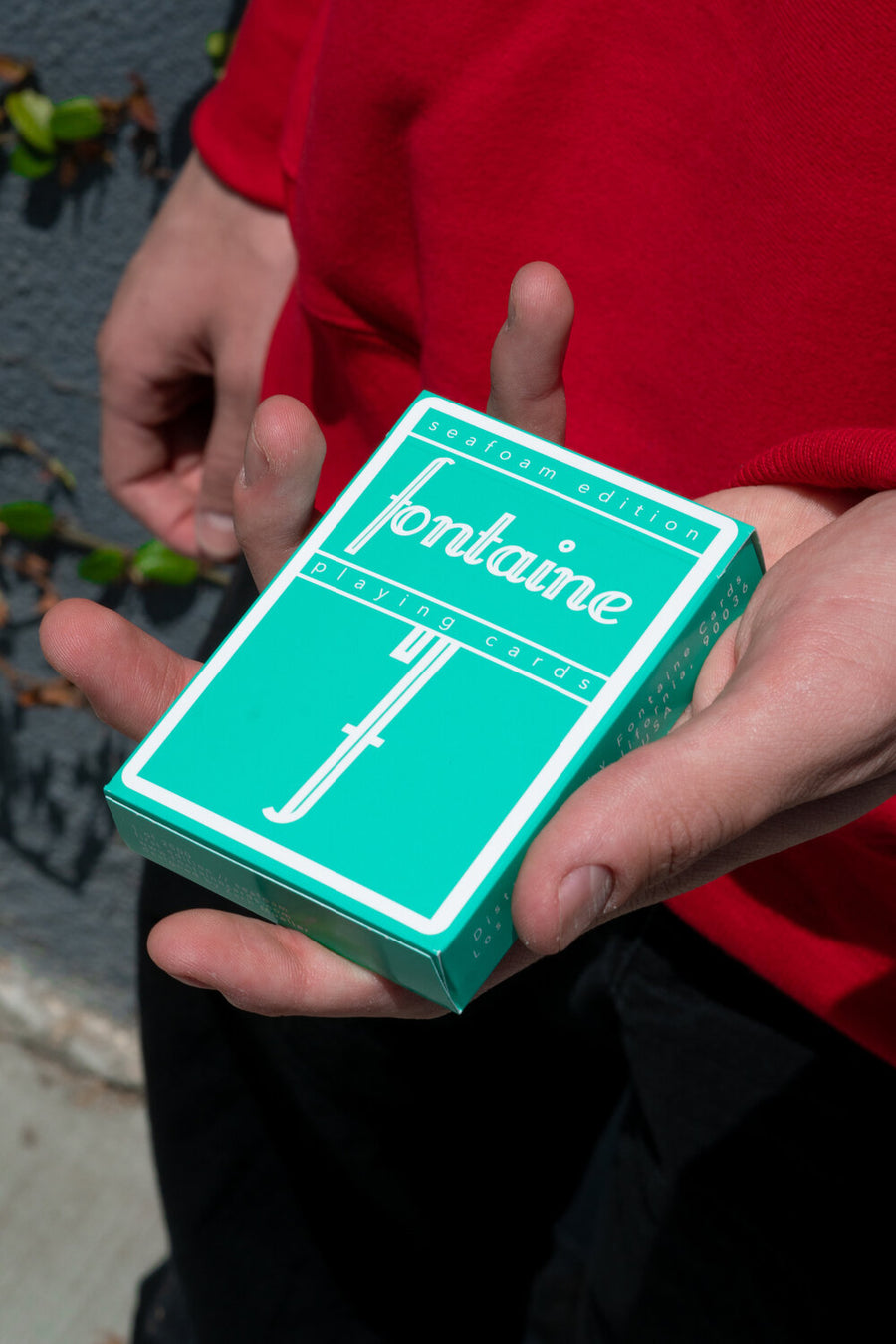 Seafoam Fontaine Playing Cards