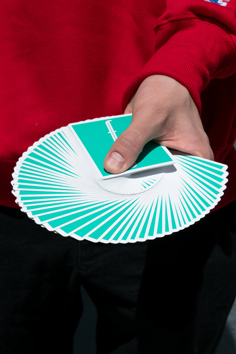 Seafoam Fontaine Playing Cards