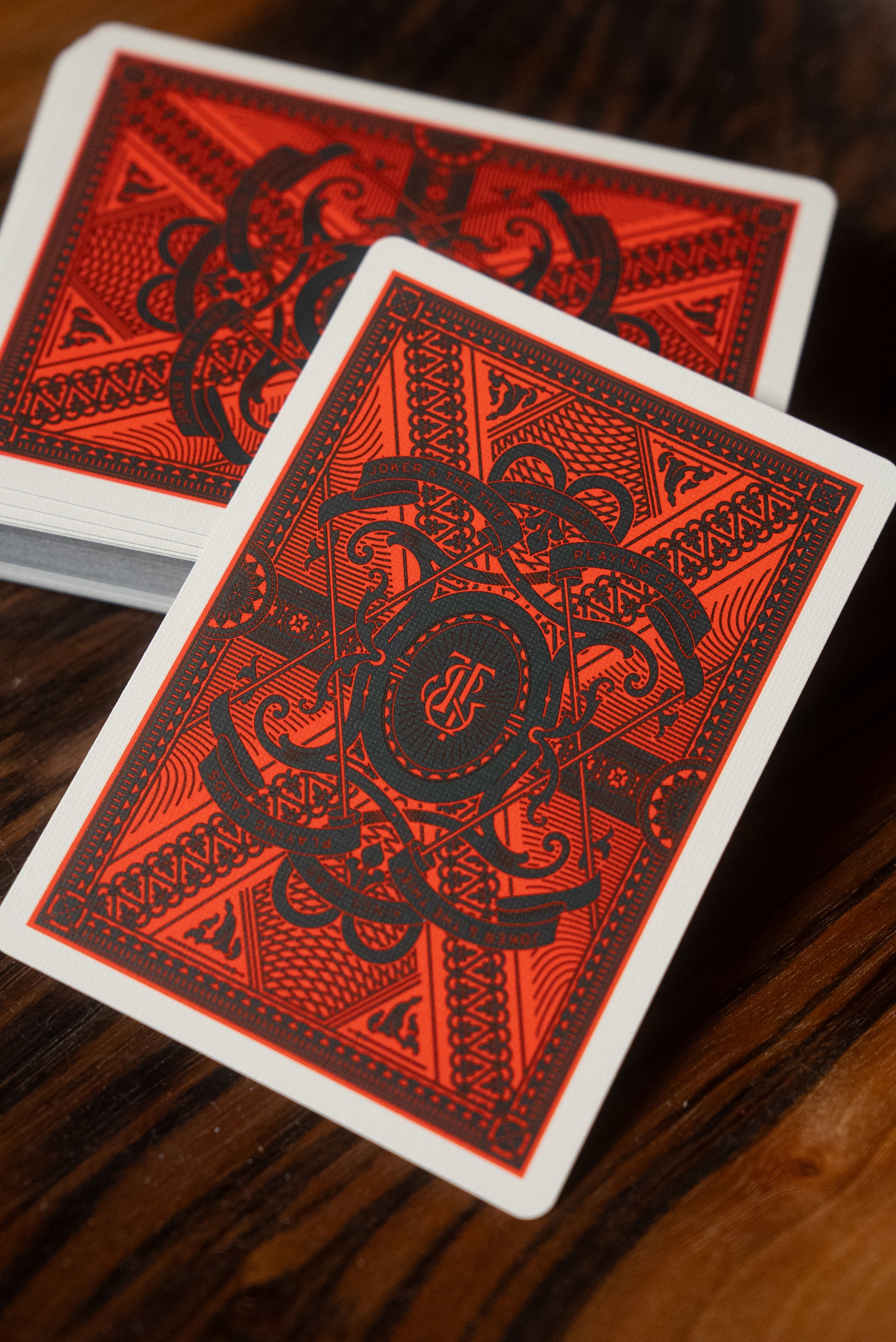 Kings Head Playing Cards (Red & Blue) - Joker & The Thief