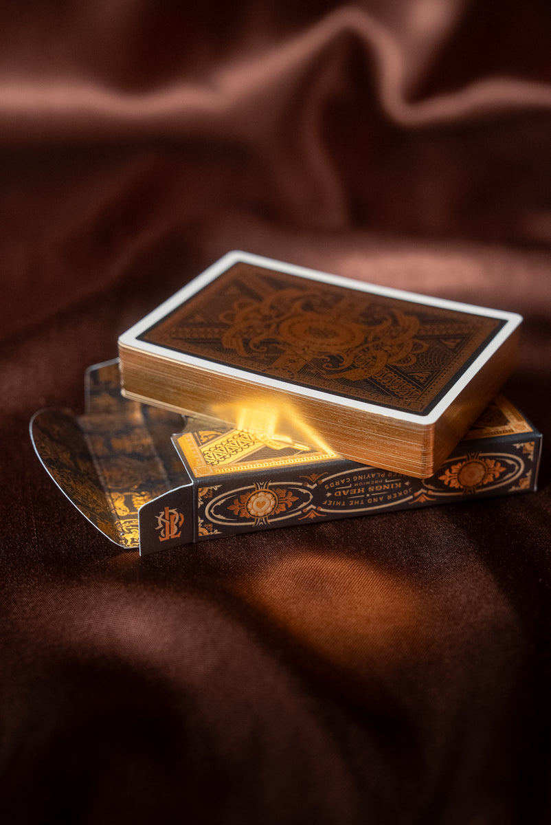 GILDED Kings Head Playing Cards (4 Editions) - Joker & The Thief