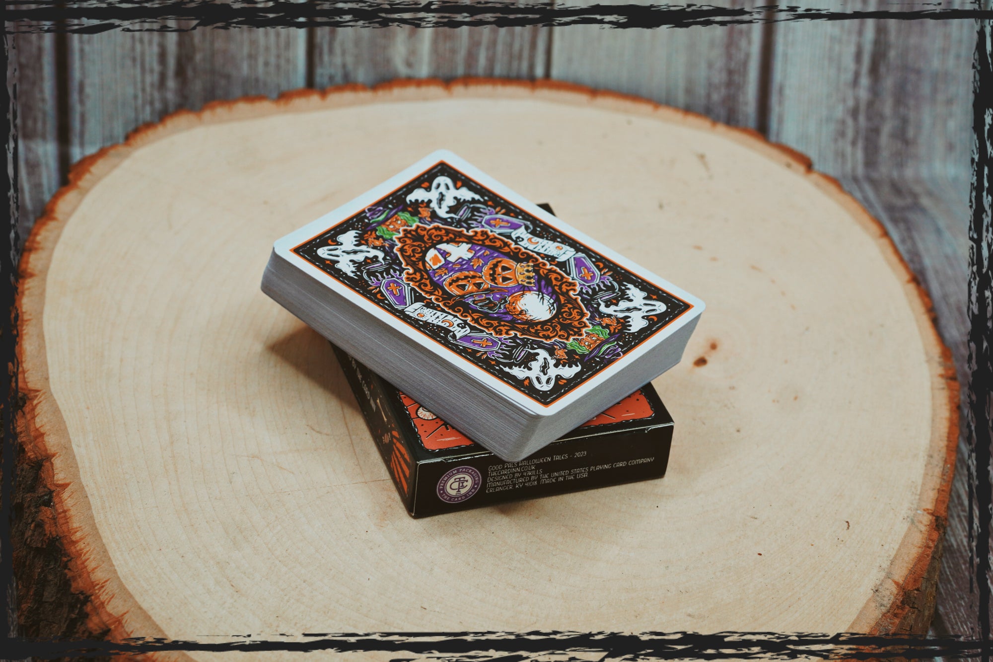 Good Pals Halloween Tales Playing Cards - Gilded Purple (Edition of 75)