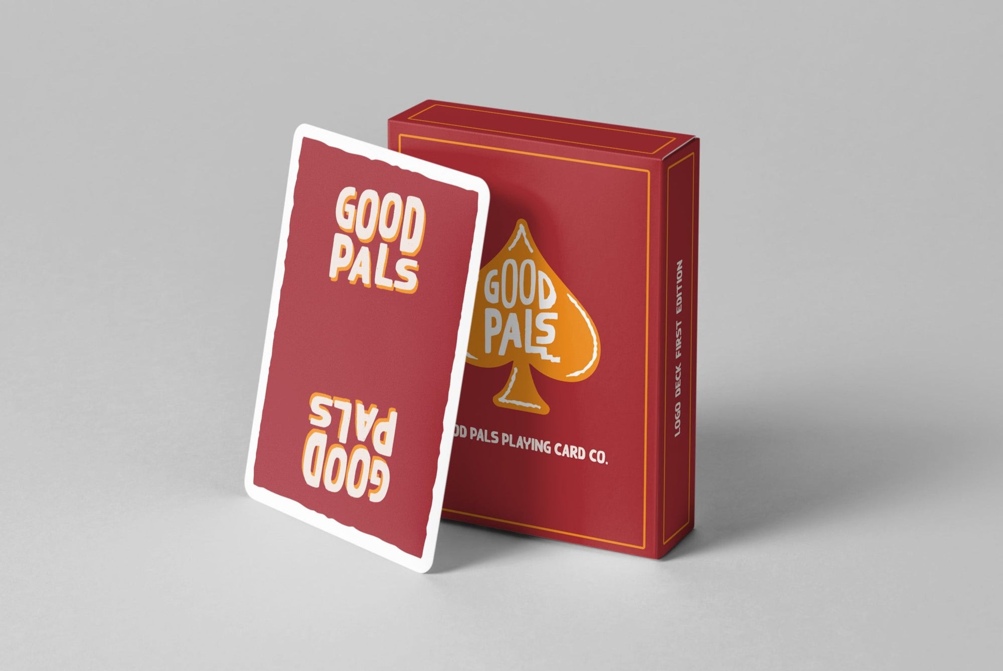Good Pals Logo Playing Cards (Red Edition) - Prototype Edition of 50
