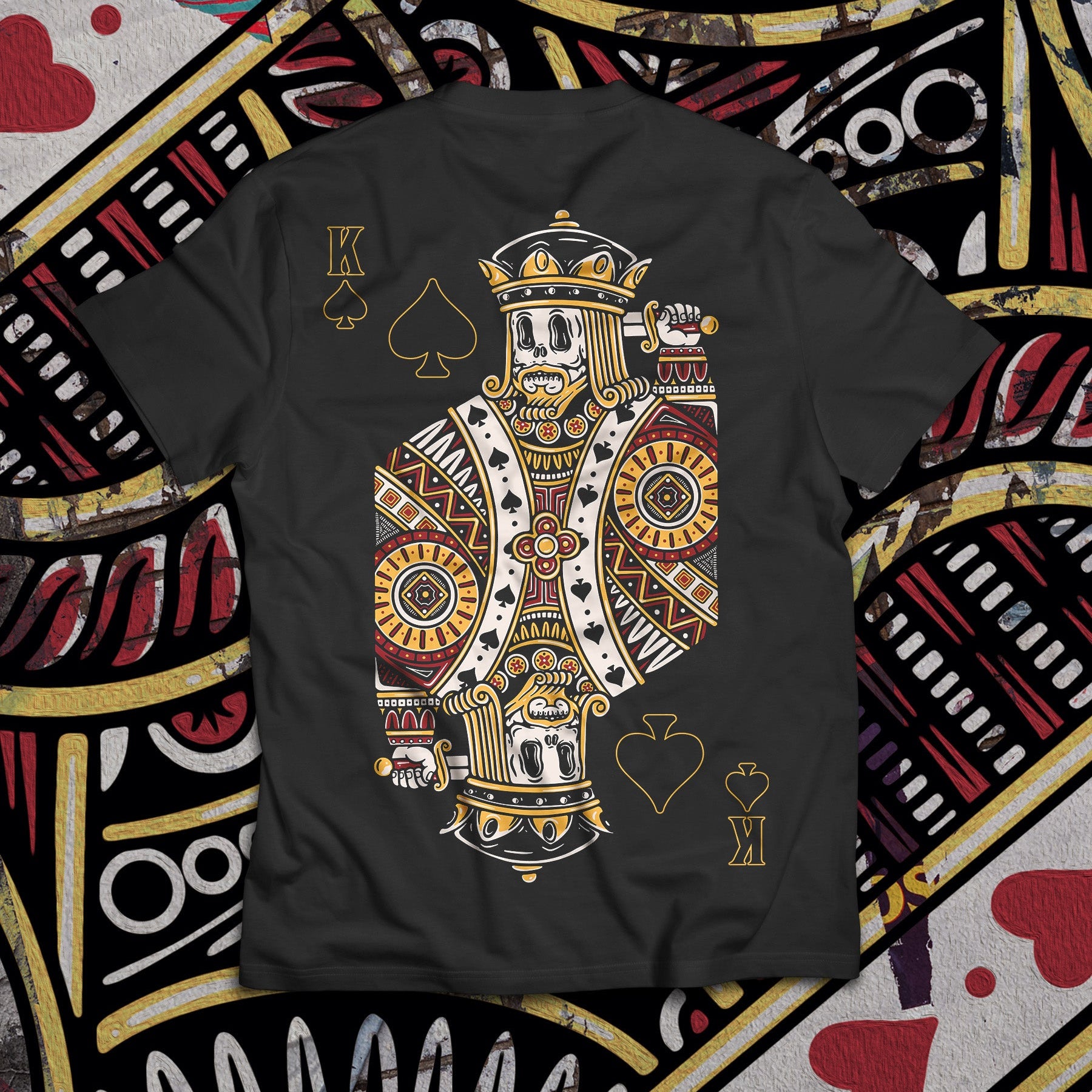 King of Spades Graphic T-Shirt - Created by Good Pals