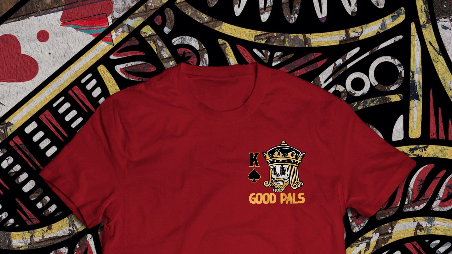 King of Spades Graphic T-Shirt - Created by Good Pals