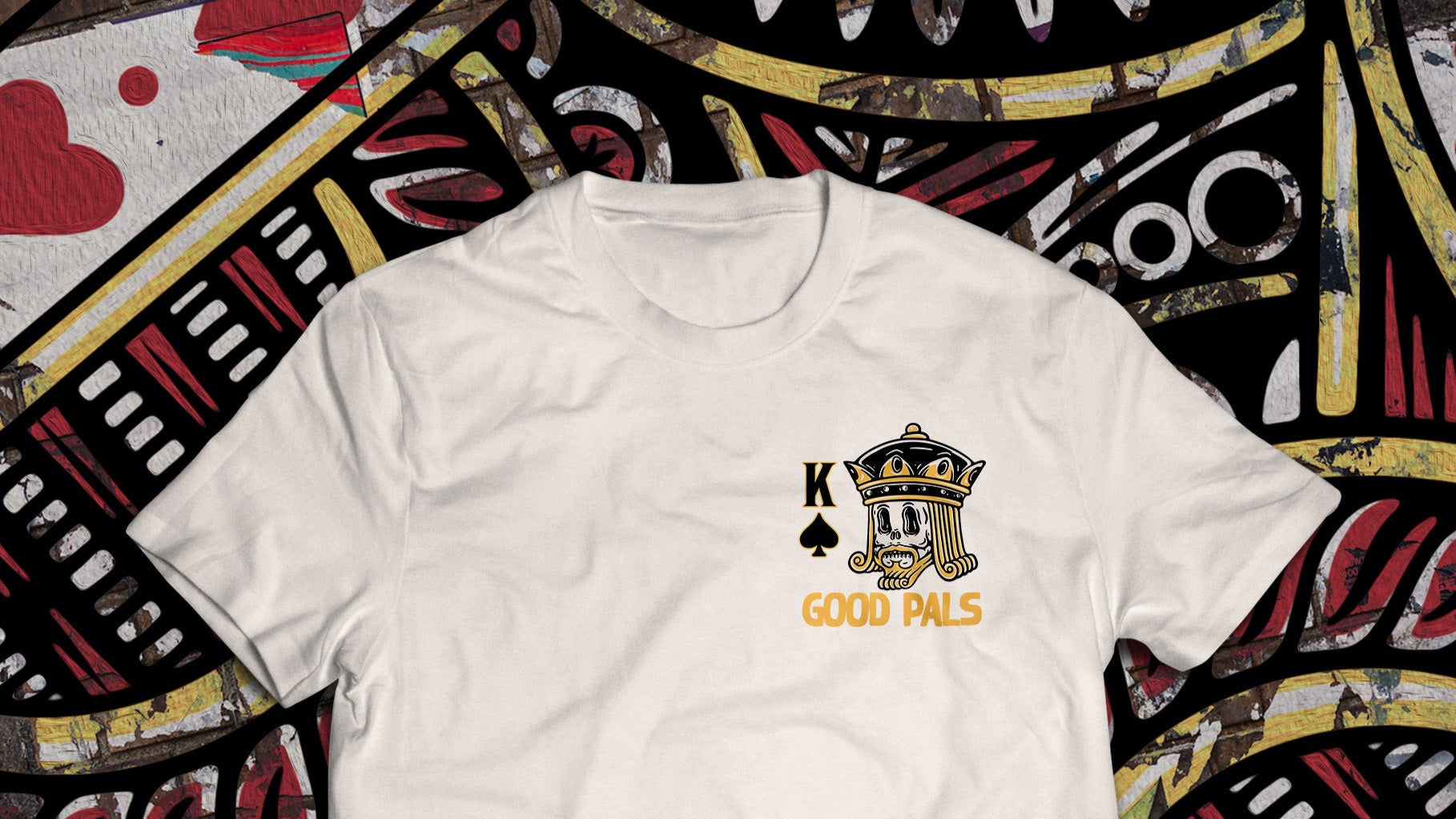 King of Spades Graphic T-Shirt - Created by Good Pals