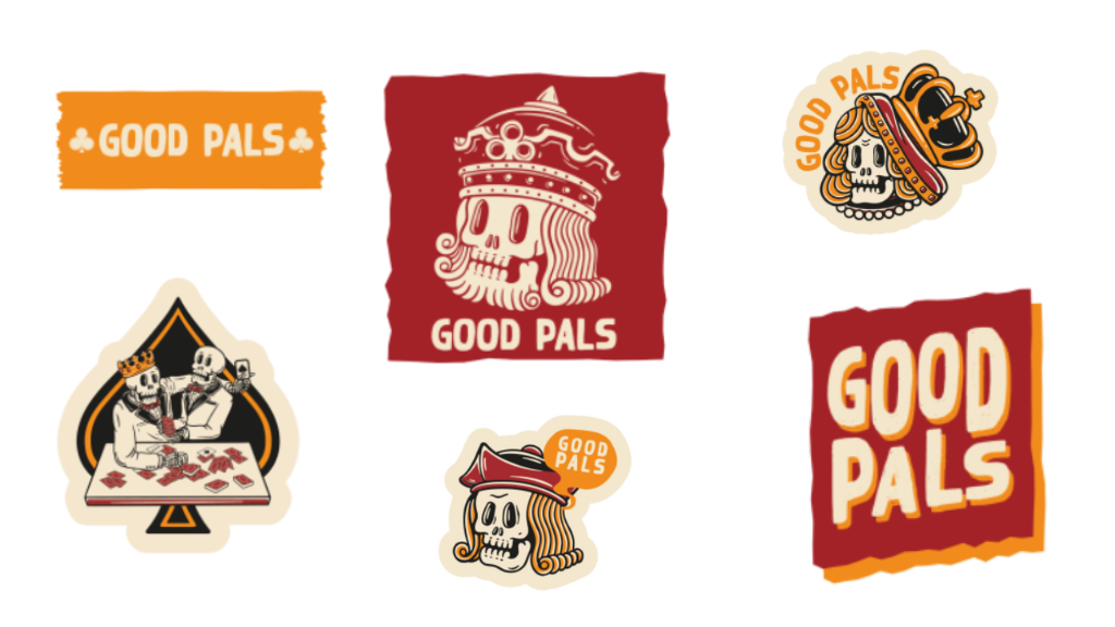 Good Pals Chancers STICKER PACKS (12-30 stickers)