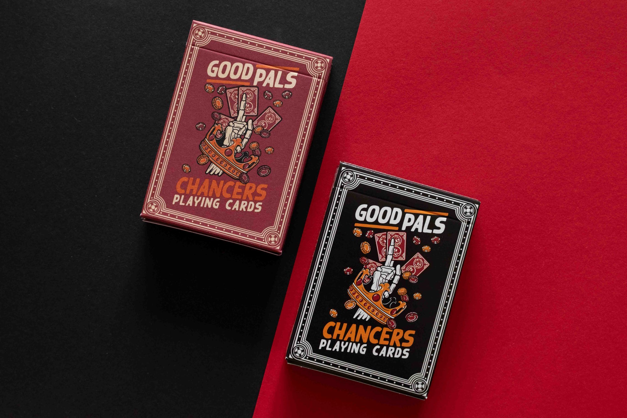 Chancers V2 Playing Cards (Burgundy) - Good Pals