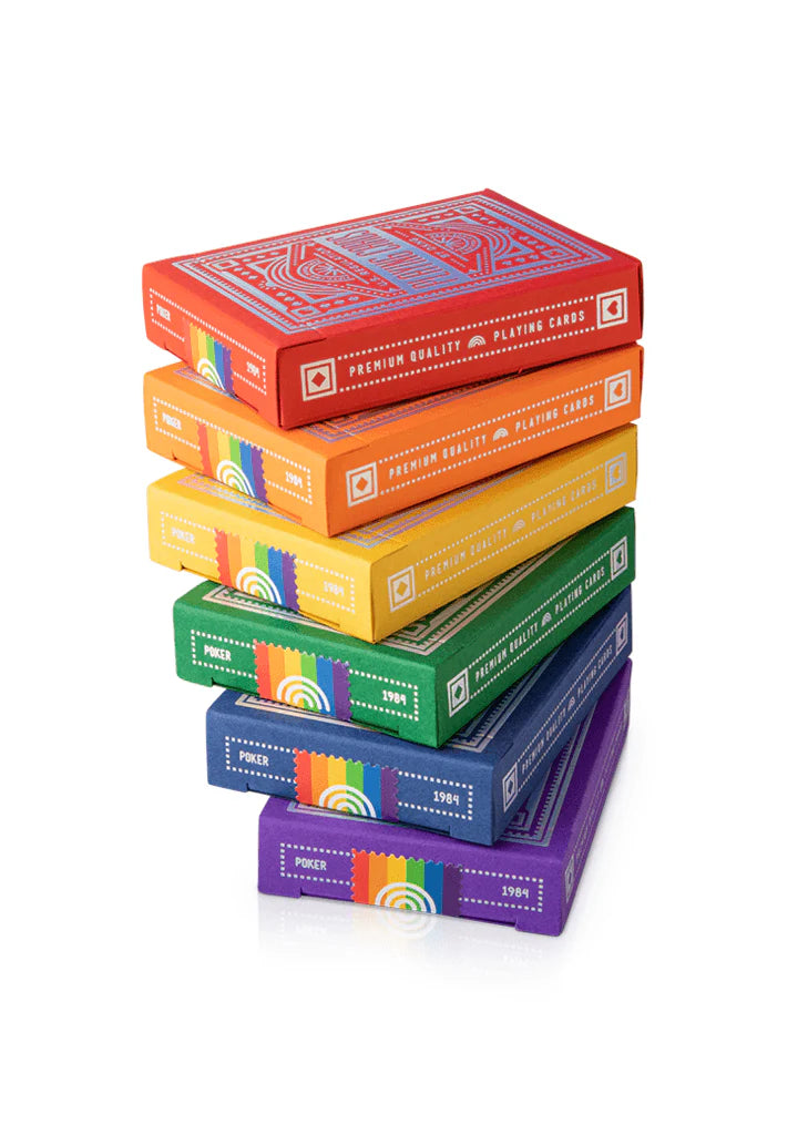 DKNG Rainbow Wheels (Foiled) Playing Cards - Art of Play