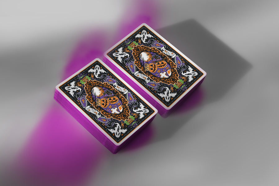 Halloween Playing Cards - Limited Editon Gilded Deck - Good Pals Halloween Tales