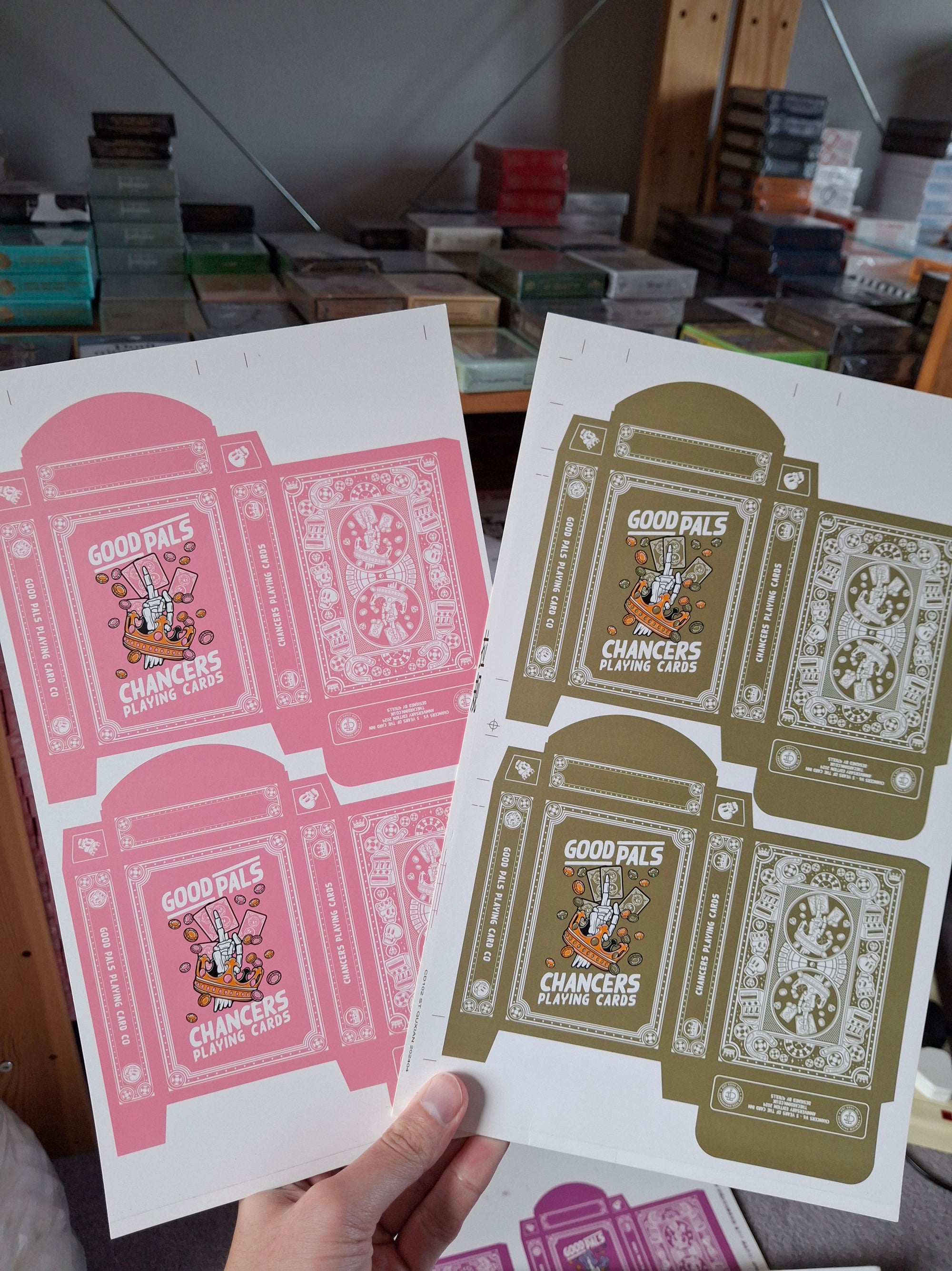 Chancers Playing Cards by Good Pals - UNCUT TUCKS