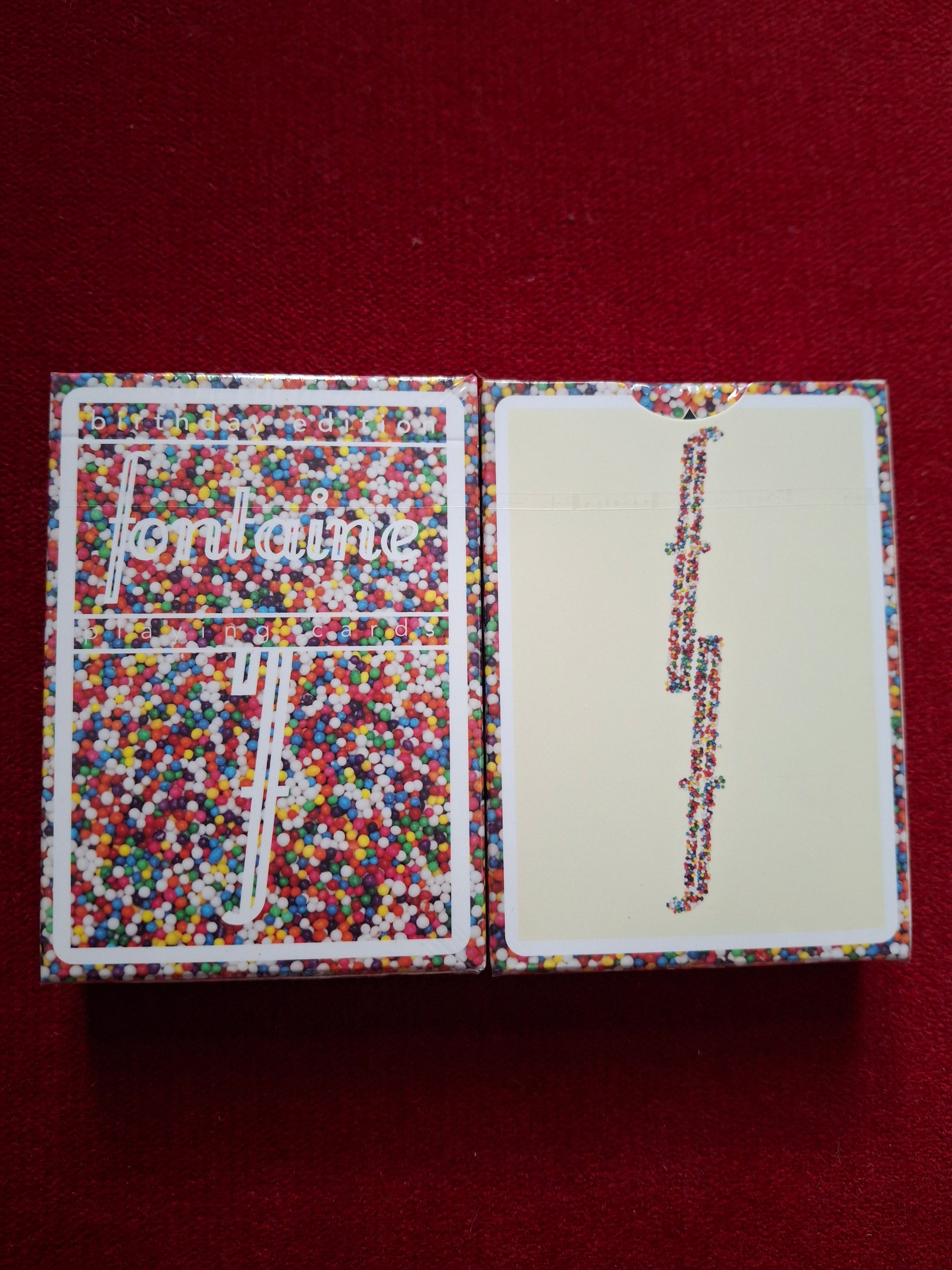Fontaine Birthday Playing Cards