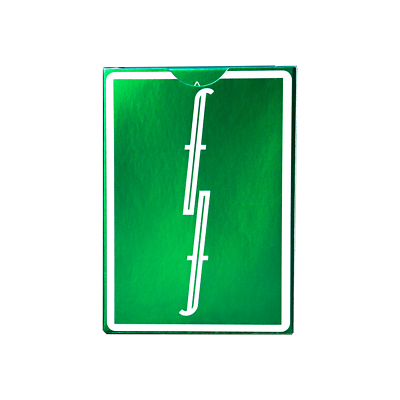 Fontaine Emerald Foil Playing Cards - Fontaine Decks at The Card Inn