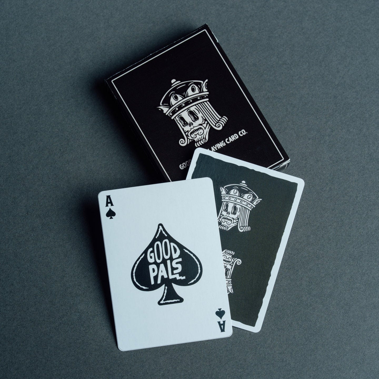 Good Pals King Logo Playing Cards (Black)