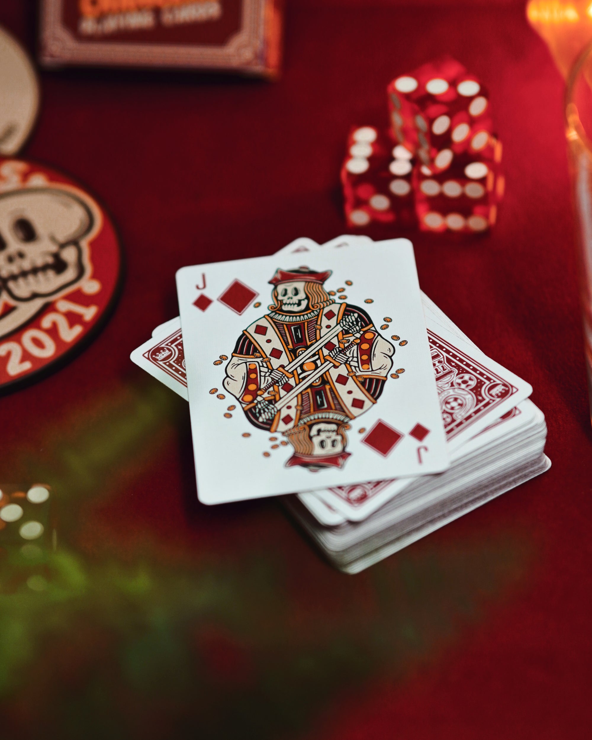 Chancers V2 Playing Cards (Burgundy) - Good Pals