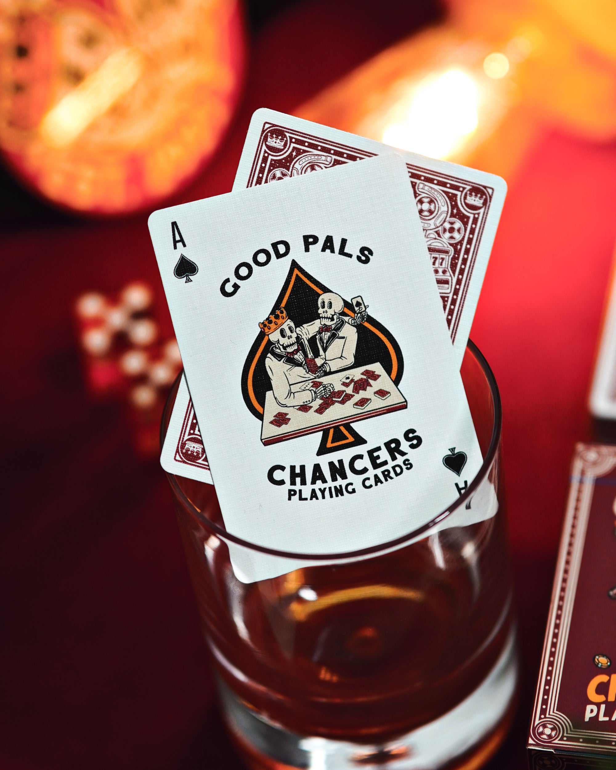 Chancers V2 Playing Cards (Burgundy) - Good Pals