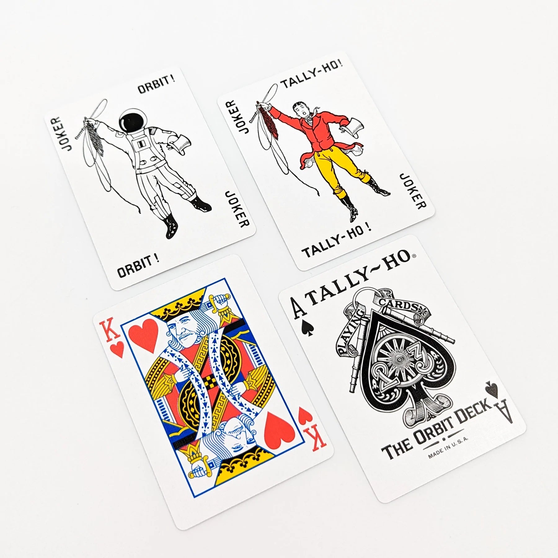Orbit x Tally Ho Playing Cards - Red & Blue