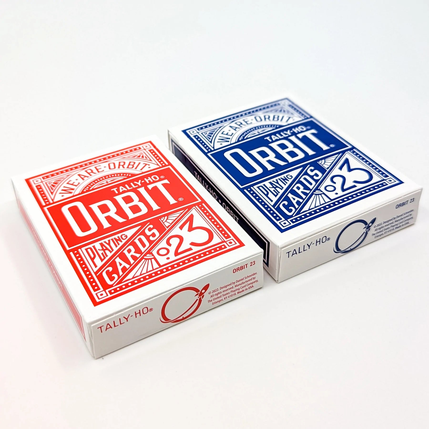 Orbit x Tally Ho Playing Cards - Red & Blue