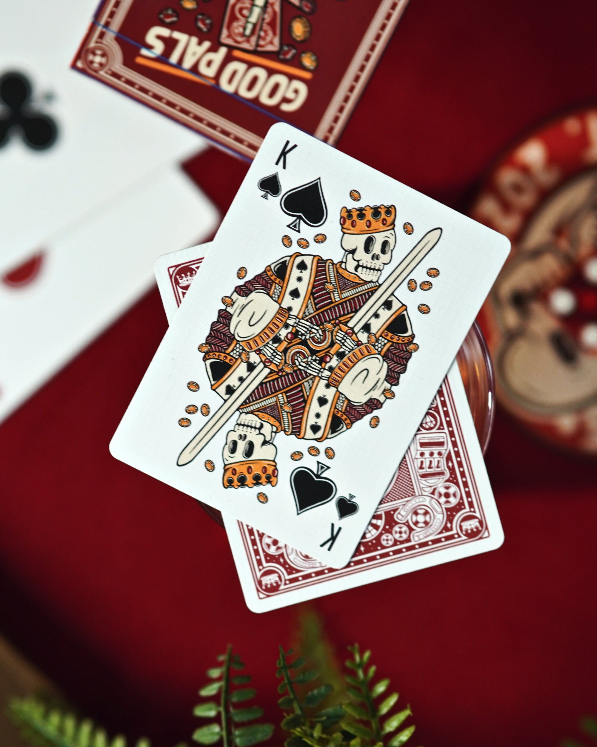 Chancers V2 Playing Cards (Burgundy) - Good Pals