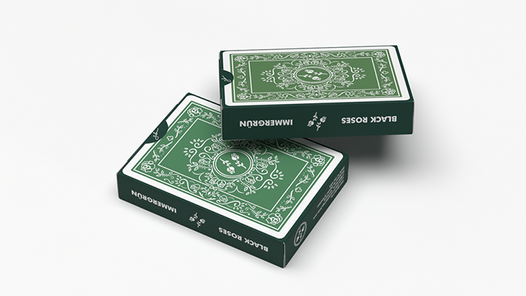 Black Roses Immergrun Playing Cards