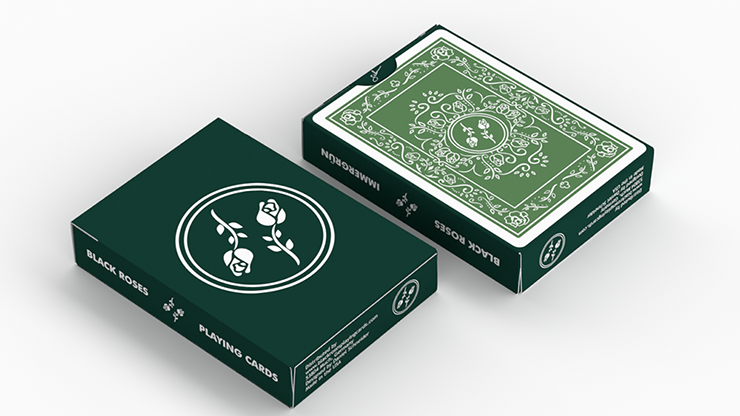 Black Roses Immergrun Playing Cards