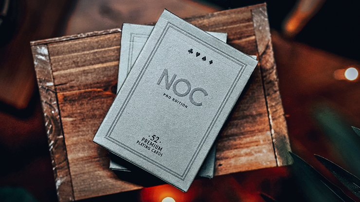NOC Pro Playing Cards - (Burgandy, Greystone, Jet Black, Navy)