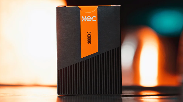 NOC 3000x3 Playing Cards (Black / Orange) - Alex Pandrea