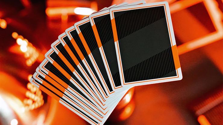 NOC 3000x3 Playing Cards (Black / Orange) - Alex Pandrea
