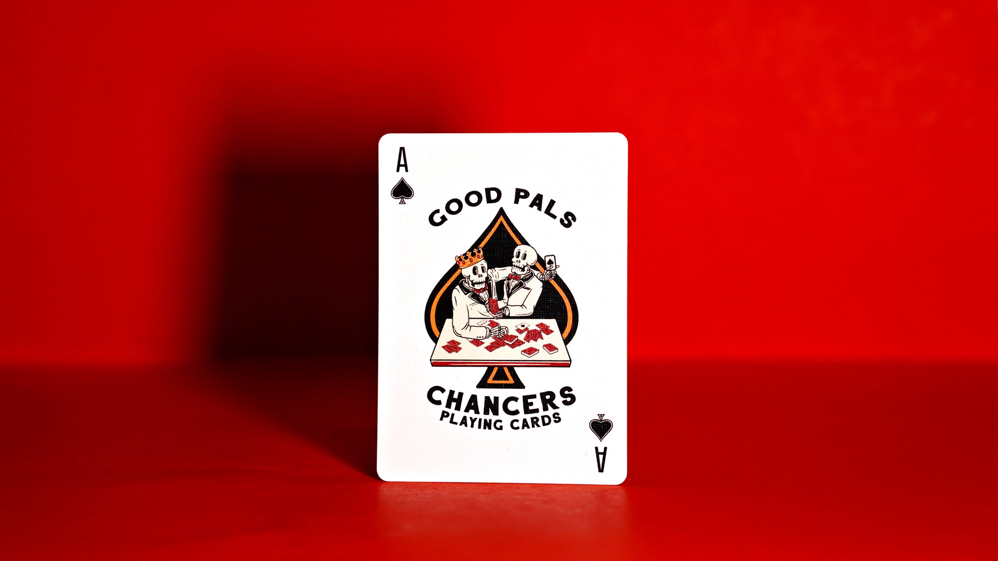 Chancers V2 Playing Cards (Burgundy) - Good Pals