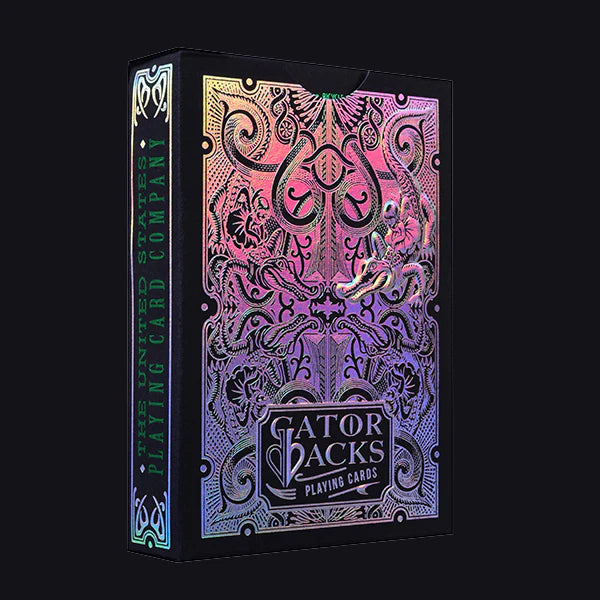 holographic deck of cards Holographic 'In Spades' Gatorbacks Playing Cards