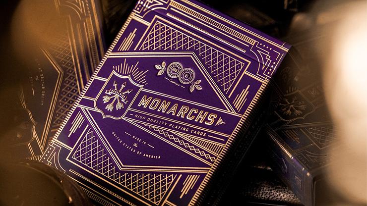 Decks for less than £10 at The Card Inn - Royal Monarchs (Purple) Playing Cards