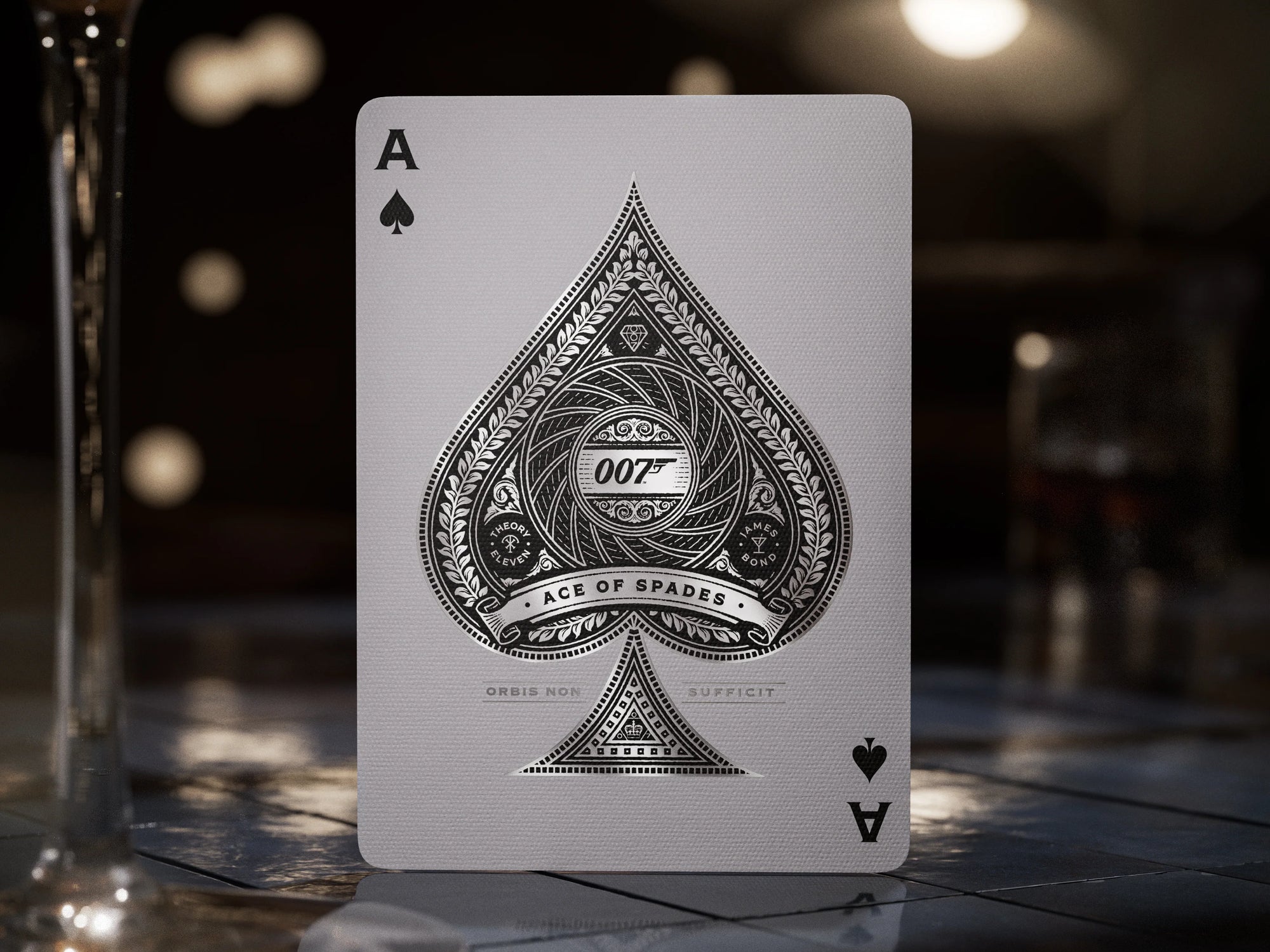 James Bond Silver Foil Playing Cards - Theory 11 