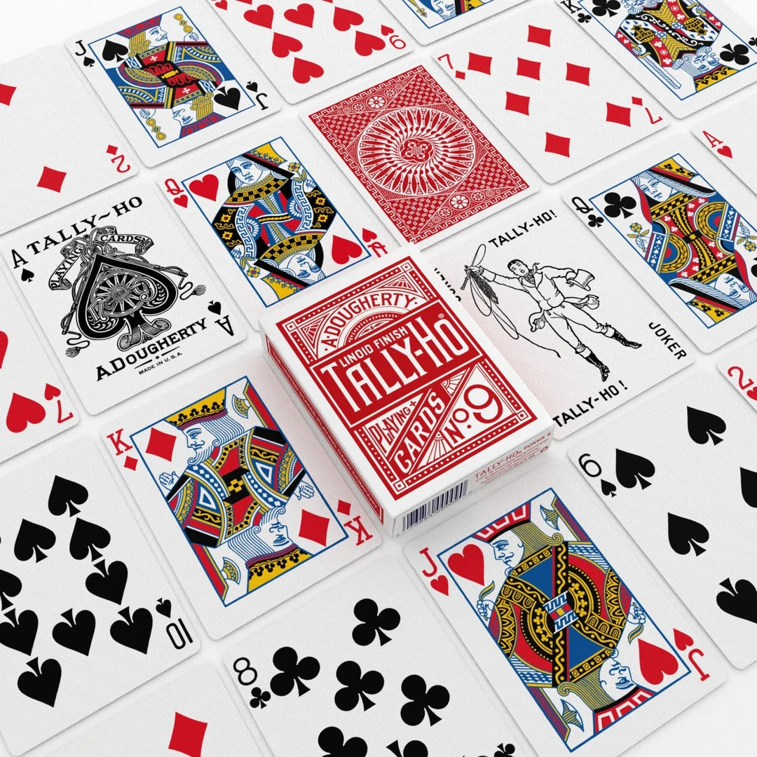 Tally Ho Circle Back Playing Cards (Red/Blue)