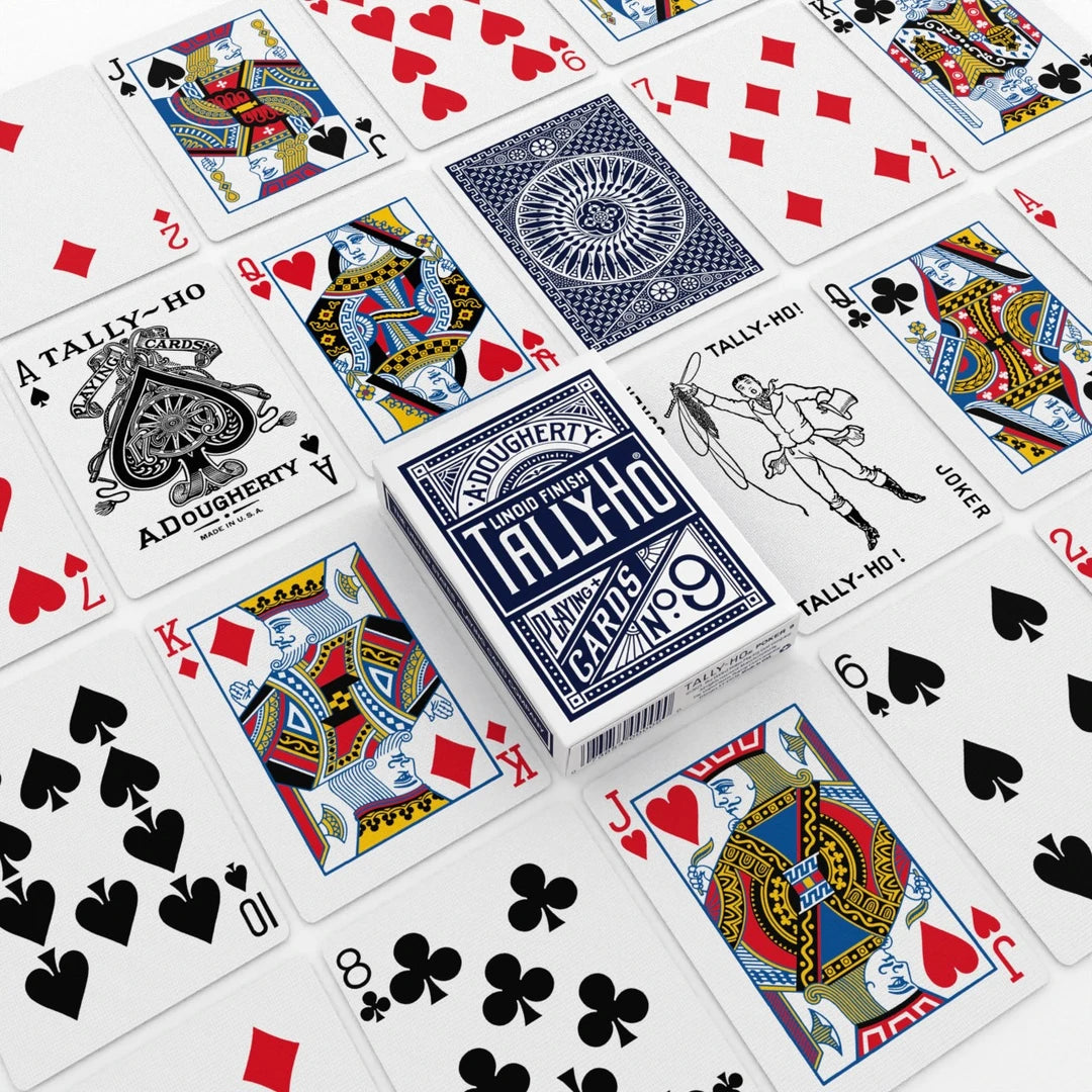 Tally Ho Circle Back Playing Cards (Red/Blue)