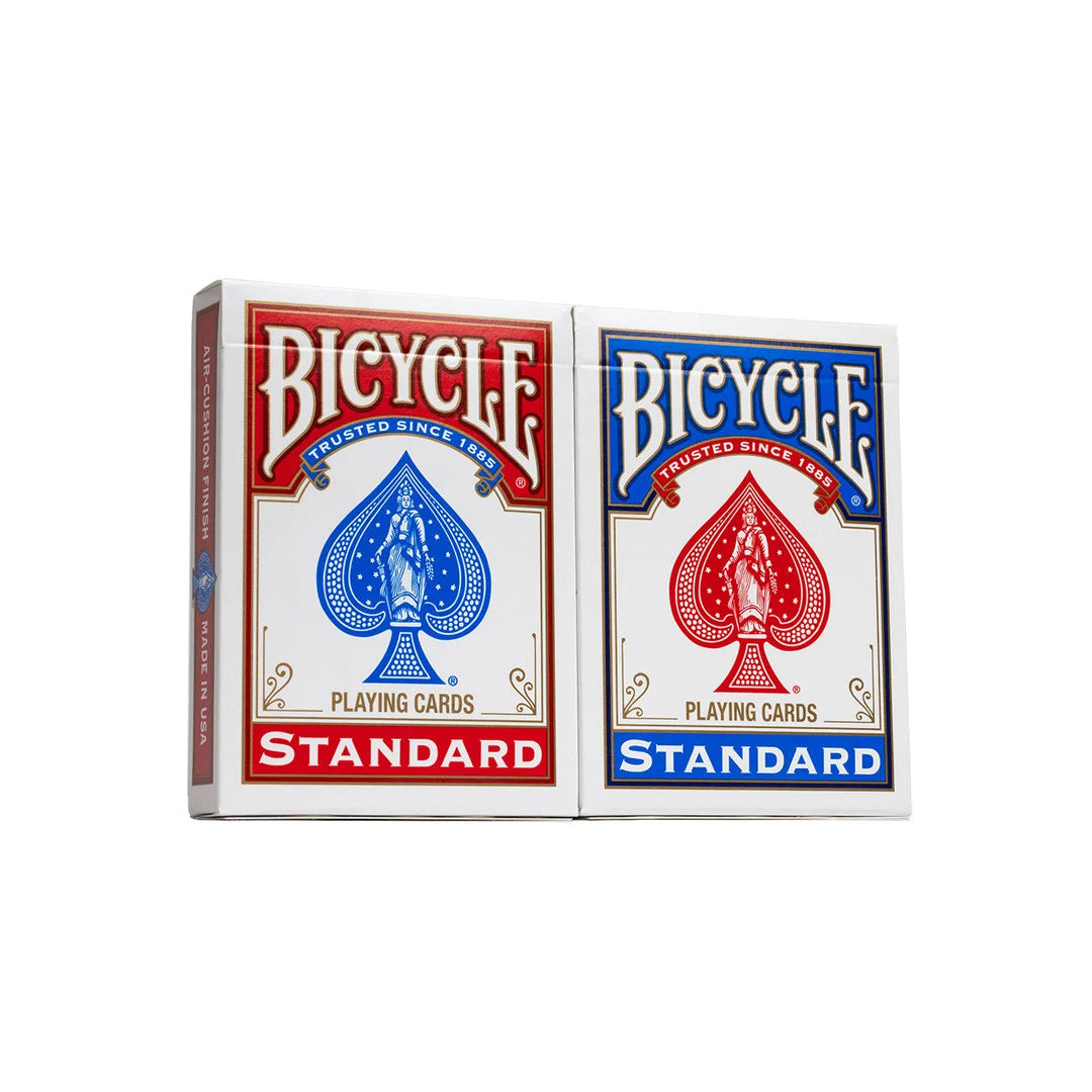 Bicycle Standard Rider Back Playing Cards (2 Pack) - Red / Blue