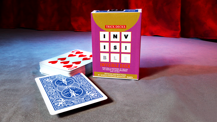 Invisible Deck Bicycle Playing Cards (Blue) 