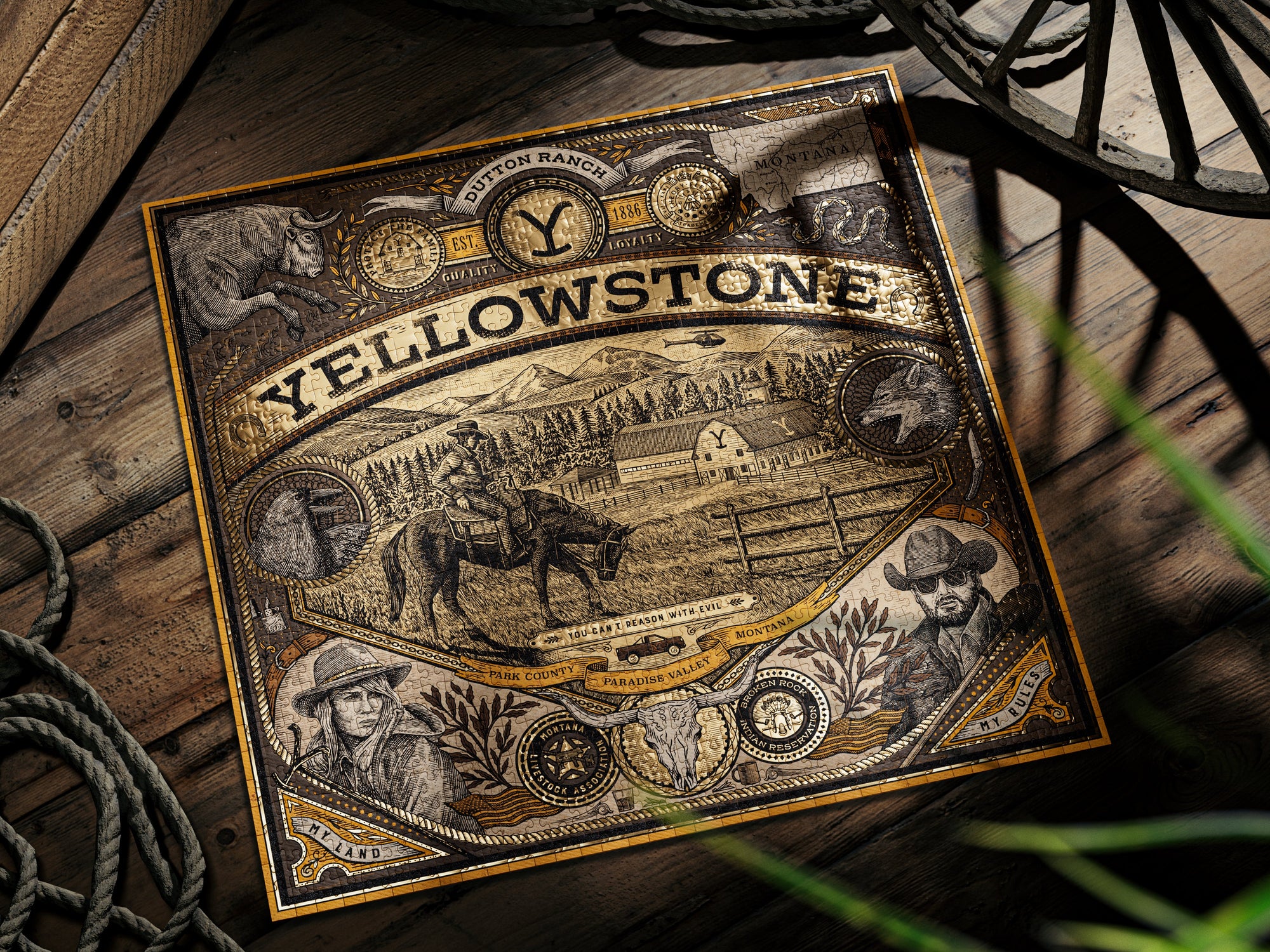 Yellowstone Jigsaw Puzzle - Theory 11