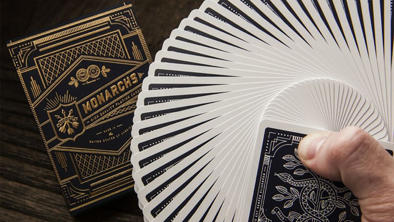 Monarch Playing Cards (Blue)