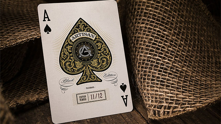 Artisans Playing Cards (Black) - Theory 11