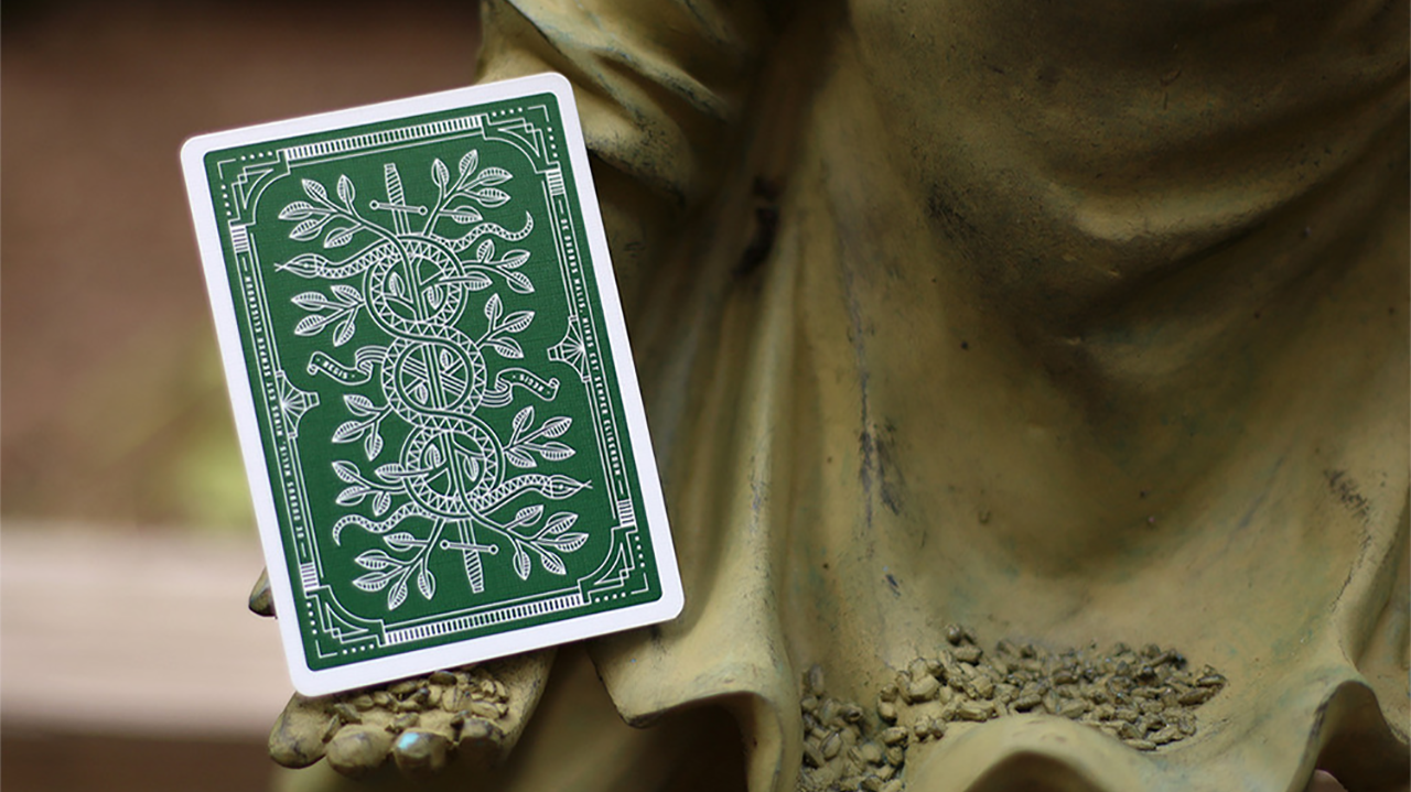 Monarch Playing Cards (Green) - Theory 11