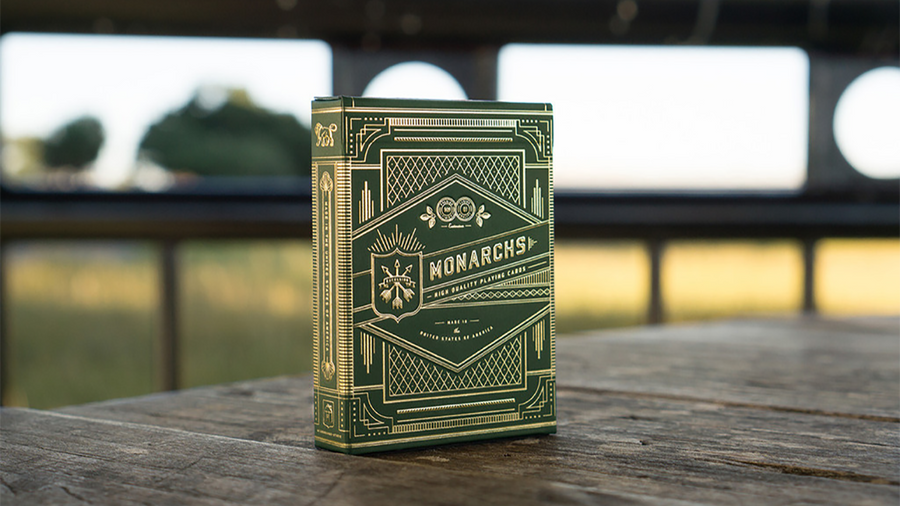 Monarch Playing Cards (Green) - Theory 11