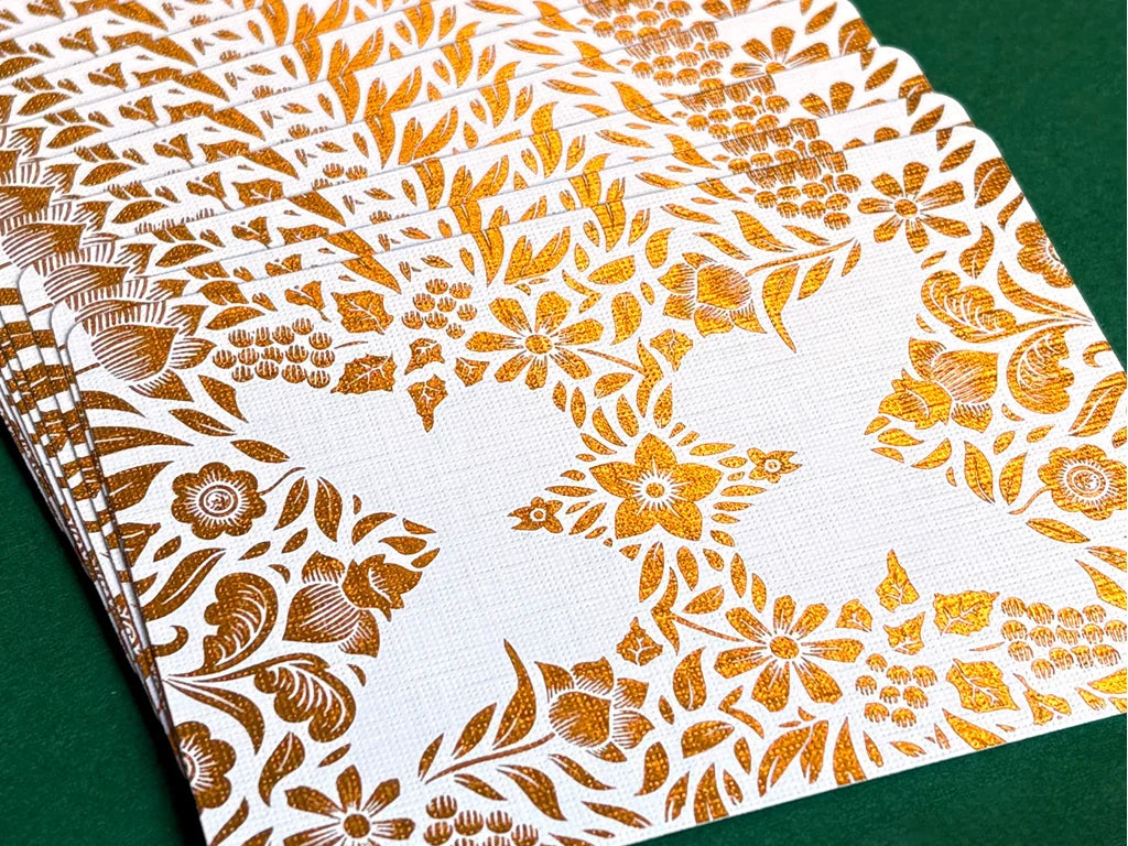 Butterfly Playing Cards Wedding Deck (Gold)