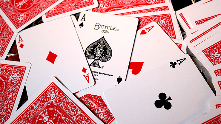 Bicycle Standard Poker Playing Cards (Red / Blue - New Box)