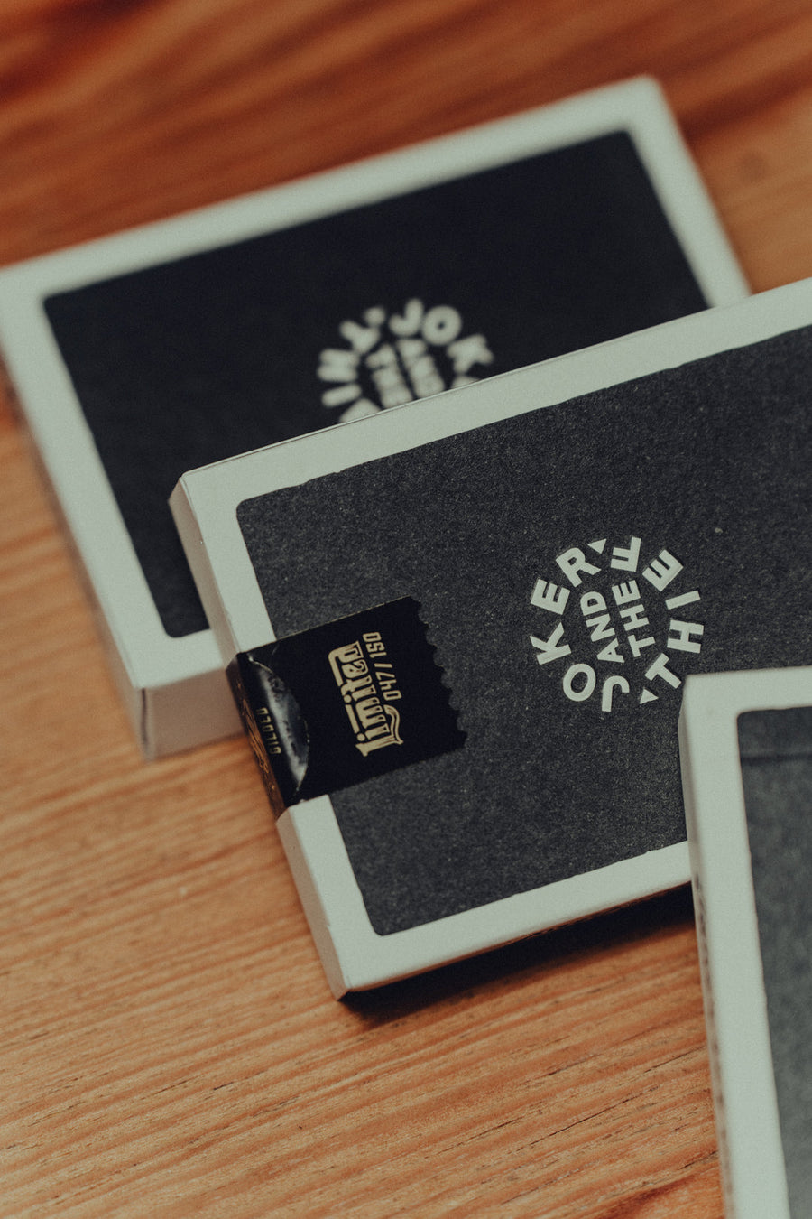 GILDED 597 Playing Cards (Black) by Joker & The Thief (Edition of 150)