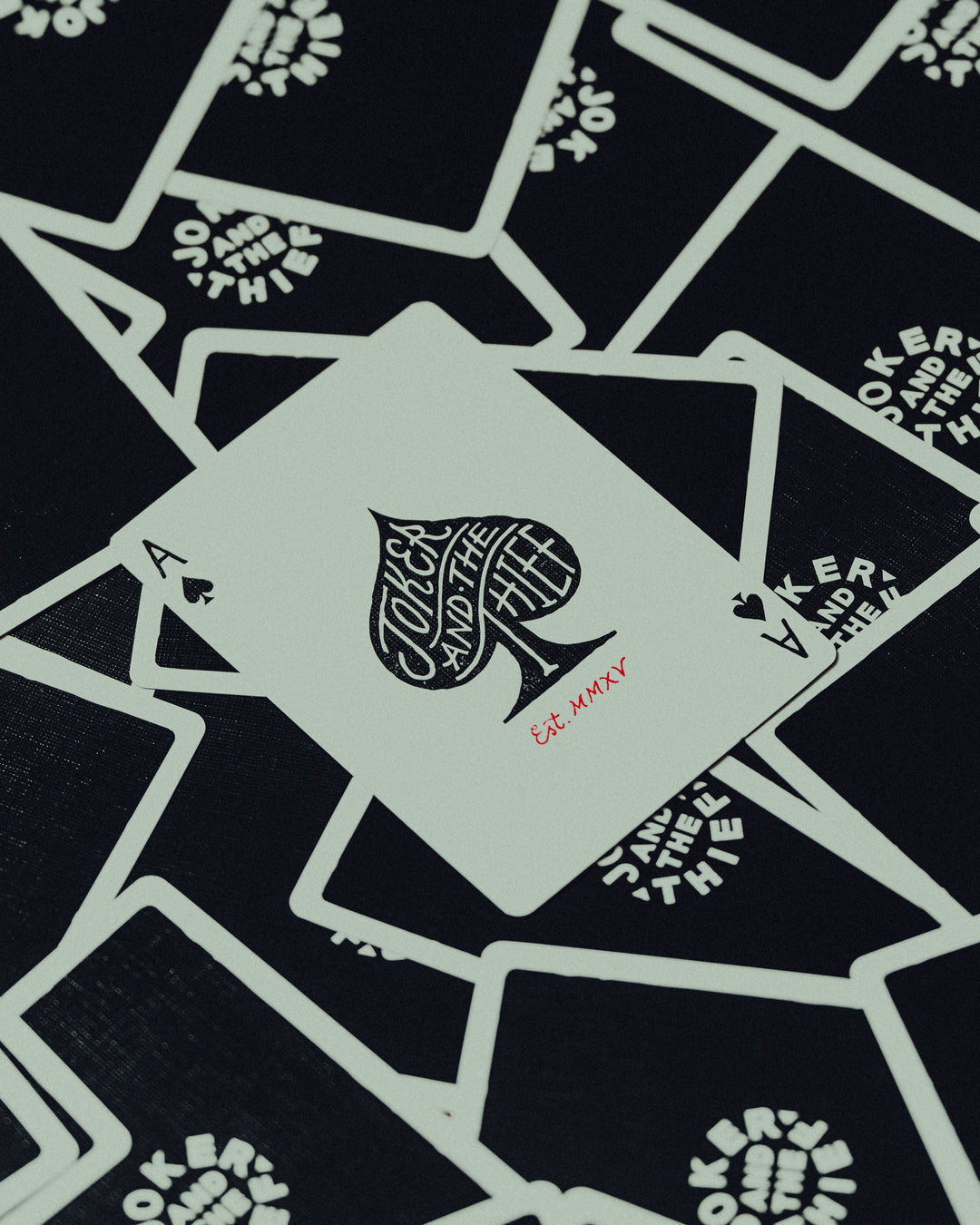 597 Playing Cards (Black) by Joker & The Thief