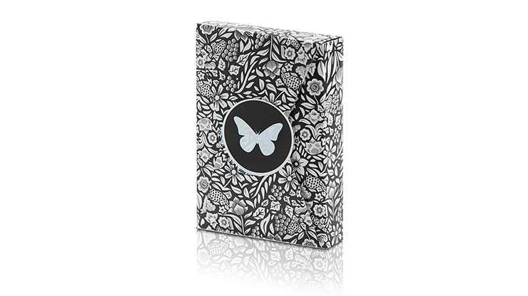 Limited Edition Butterfly Playing Cards (Black & White)