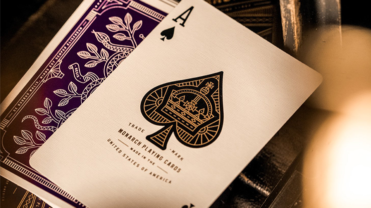 Monarch Royal Edition Playing Cards (Purple) - Theory 11