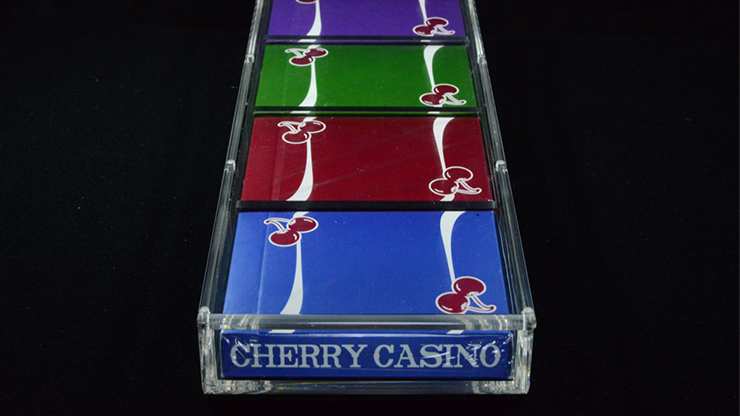 Carat X4 Acrylic Case - Holds 4 Decks of Playing Cards