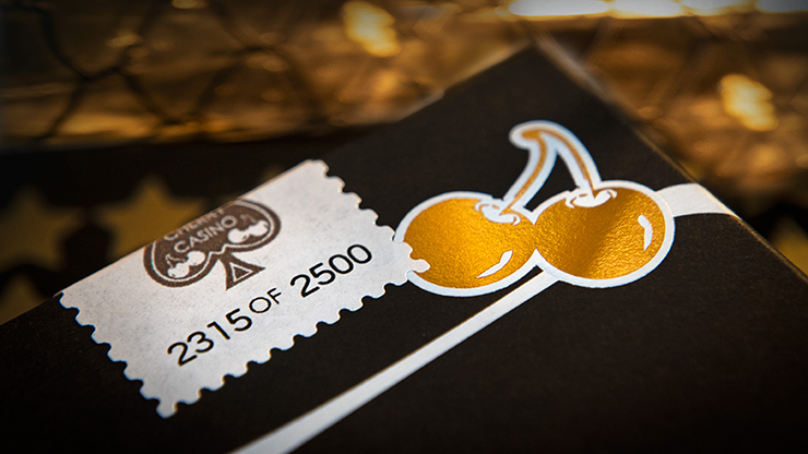 Limited Edition Cherry Casino (Monte Carlo Black & Gold) - Edition of 2500 with number seals